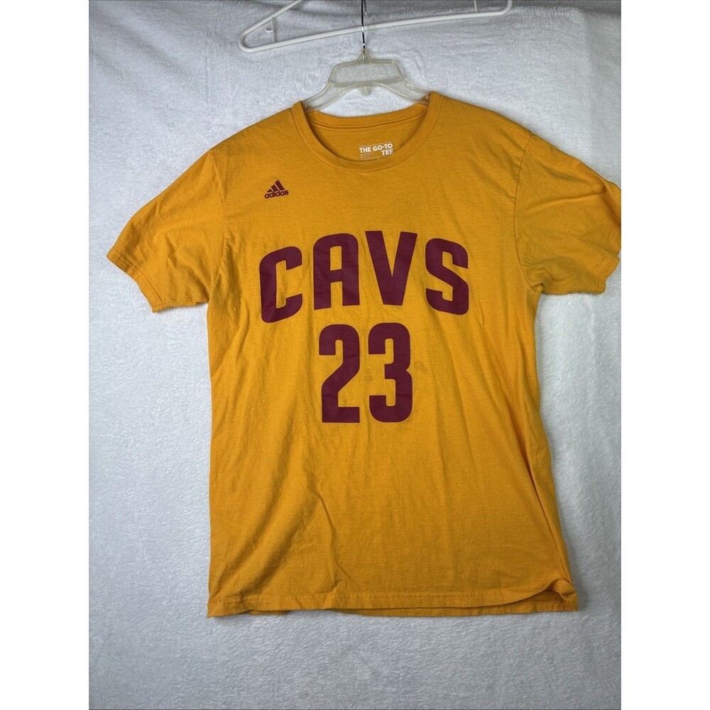 Lebron James #23 Cleveland Cavaliers Adidas NBA T Shirt Adult Size Large